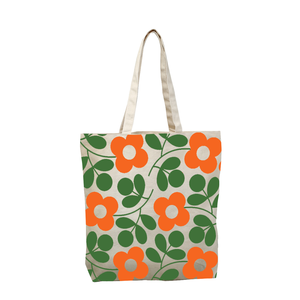 Sacs cabas réutilisables en toile de coton biologique avec impression personnalisée et poignée de transport à l'épaule - Product Image 3