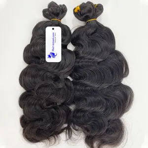 Rauwe Vietnamese Haar Natuurlijke Golvende Glad En Zijdeachtig Voor Krullend Haar Hoge Kwaliteit Krullend/Golvend/100% Human Hair Extensions