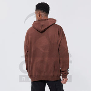 Sudaderas con Capucha Personalizadas con Logotipo, 100% Algodón, Estampado Sólido de Invierno, 280 g/m², Estilo Y2K, Ropa Urbana Informal para Hombre, Hecha en Pakistán - Product Image 3