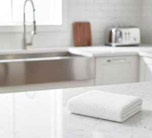 Wholesale Eco Cotton <b>Waffle</b> Kitchen <b>Towel</b> 30x50 High Absorbency Quick Dry Premium Hand <b>Towel</b> Custom Logo Production - Product Image 3