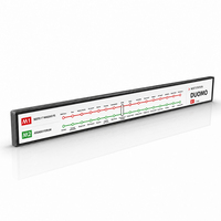 Écran d'affichage de route pour navette, train, métro 16:2.5, terminal de guidage numérique LCD Android pour signalisation de porte