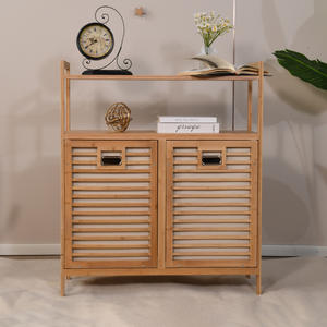 Armario de Bambú de Alta Calidad ERKUGO EKG-113, Moderno y Sencillo, Almacenamiento para Dormitorio, Multifuncional, para Ropa de Pared - Product Image 2