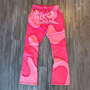 Écusson de survêtement personnalisé pour hommes broderie de couleur LOGO d'impression 3D bouffante pour hommes Slim Fit Vintage Baggy Fit Terry Men Fitness Hoodie Suit - Product Image 3