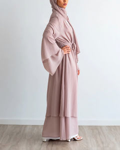 Abayas islamiques de haute qualité fabriquées par des fabricants de qualité supérieure, abayas turques de haute qualité, kaftan musulman uni, robes musulmanes pour femmes - Product Image 5