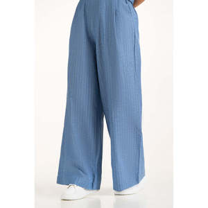 Pantalones Casuales de Pierna Ancha y Cintura Media, Tela Oxford Transpirable, WM-TRC-SS25-221, Corte Regular - Product Image 2