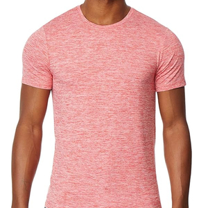 Camisetas de secado rápido para hombre, camisetas que absorben la humedad, camiseta de manga corta con logotipo personalizado para entrenamiento atlético de malla - Product Image 3