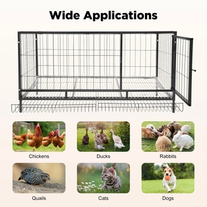 Plans de poulaillers extérieurs pratiques pour 8 à 10 poulets - Product Image 5