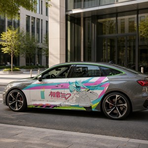 ฟิล์มไวนิลติดรถยนต์ลายการ์ตูนอิทาชา น่ารัก สติ๊กเกอร์ติดรถยนต์ PVC แบบมีกาวในตัว ลายการ์ตูนคาแรคเตอร์ ออกแบบเองได้ - Product Image 3