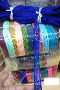 Encaje Bordado Floral Vintage para Vestidos de Novia, Borde Brillante Personalizado, Venta al por Mayor de Alta Calidad para Prendas - Product Image 2