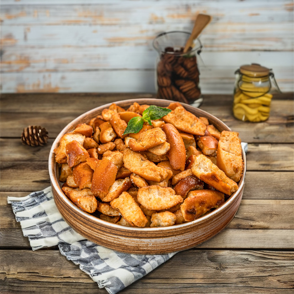 Ben Gong E Le Щелочные Водные хлебные чипсы с карамельным вкусом BBQ Сладкая соль вкус здоровые китайские азиатские закуски в сумке оптом