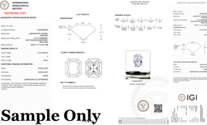 3.5 Carat Radiant Shape Lab Grown Diamond D Color VS1 Clarity IGI Certified Loose Diamond pour la fabrication de bijoux du fabricant - Product Image 4