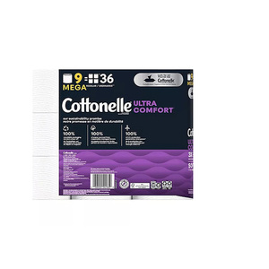 Papier toilette Cottonelle Ultra ComfortCare en gros - 2 plis, blanc, 284 feuilles/rouleau, 6 rouleaux/paquet, 36 rouleaux/carton Cliquez pour agrandir - Product Image 2