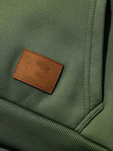 Vente en gros Sweat à capuche uni de couleur quart de fermeture éclair pour hommes Sweats à capuche personnalisés de haute qualité pour hommes Sweats à capuche en polaire unisexe - Product Image 6