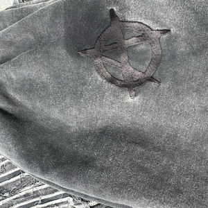 ชุดวอร์มมีซิปสำหรับผู้ชายเสื้อฮู้ดผ้าคอตตอนซักแบบวินเทจ - Product Image 2