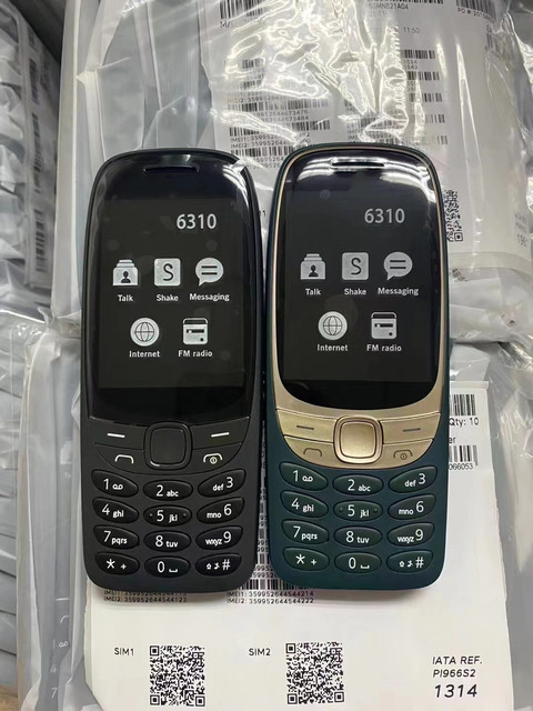Wholesale  Classic Original NK 6310 (2021) GSM 4G 3G 2G 2.8-inch Dual-SIM Key Feature Phone
