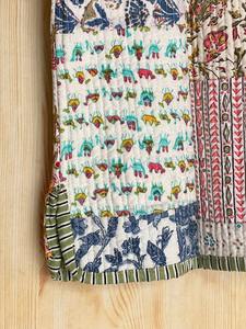 Patchwork Quilted Jackets Cotton Floral Bohemian Style Fall Winter Jacket Coat Streetwear Boho Quilted Reversible Jacket - Product Image 2