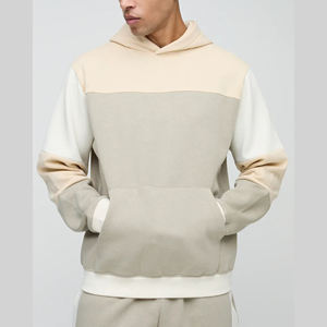 Sweat à capuche pour homme en taille plus, coupe classique, respirant, fermeture éclair, poche, logo imprimé par transfert thermique, service OEM personnalisé - Product Image 1