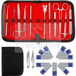 Kits de disección de acero de 22 piezas para estudiantes de medicina, herramientas manuales para Rana, insecto, anatomía animal, disección, instrumento Surgiright - Product Image 3