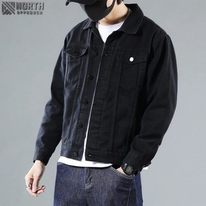 Chaqueta vaquera de talla grande Oem de alta calidad, chaqueta vaquera de estrella, transpirable, clásica, Unisex, ropa de invierno, chaqueta vaquera para hombre - Product Image 4