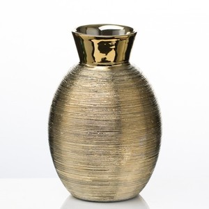 Florero de piso de metal elegante y elegante Macetas y jarrones de metal a precios baratos para la decoración de la boda del hotel en casa - Product Image 1