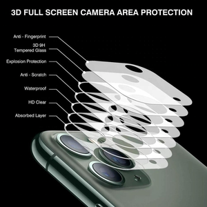 Protector de Lente de Cámara de Vidrio Templado para iPhone 16 15 Pro Max, Anillo Protector de Vidrio Templado para Aphone <span class=keywords><strong>Aifon</strong></span> 14 13Pro 17 Pro Max AIR Glass - Product Image 2