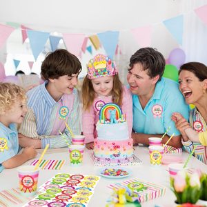Couronnes d'anniversaire pour enfants pour la classe, chapeaux d'anniversaire ajustables et mignons, couronnes d'anniversaire en papier colorées pour enfants - Product Image 6