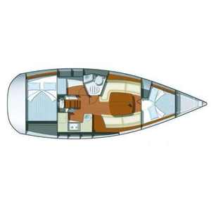 Lancha Cabinada Jeanneau Sun Odyssey 32i con Dimensiones de 9.6m X 3.3m y Motor de 21PS/15kW - Product Image 4