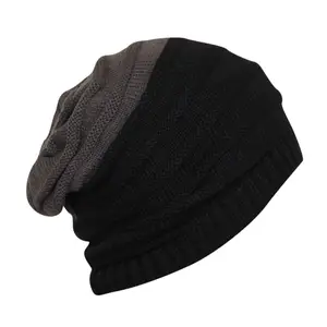 Cor sólida Quente Inverno Beanie Knit Hat Atacado Logotipo personalizado Imprimir Beanie Hat