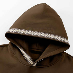 เสื้อฮู้ดดี้โอเวอร์ไซส์ ผ้าผสมคอตตอน ระบายอากาศได้ดี สวมใส่สบาย สำหรับขายออนไลน์ สไตล์สตรีทแวร์ - Product Image 6