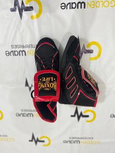 Gants de boxe en cuir de qualité supérieure No Boxing No Life, gants d'entraînement et de sparring durables de haute qualité, chaussures de boxe - Product Image 2