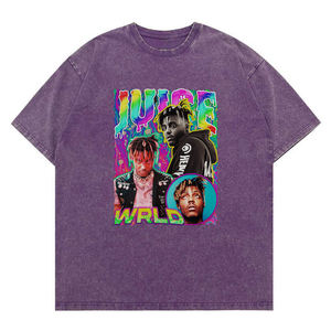 Unisex Washed <strong>T</strong>-<strong>Shirt</strong> <strong>Juice</strong> <strong>WRLD</strong> Rapper Hip Hop Music Fan Apparel Vintage Concert Graphic Tee - Product Image 6