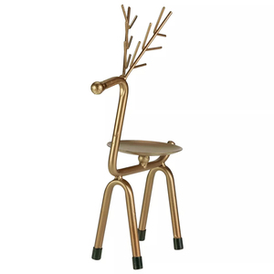 Décor de noël renne bougeoir créatif bougeoir en métal pour décor à la maison bougeoir à bon prix - Product Image 4