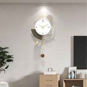 홈 디지털 시계 거실 현대 벽시계 벽걸이 크리 에이 티브 장식 벽시계 가족에게 적합 - Product Image 2