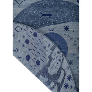 Produit pour la maison à motif abstrait en laine Brahmaand Ka Khel - Product Image 5