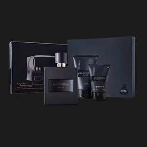 Mauboussin Pour Lui Black Gift <b>Set</b> Eau De Parfum Shower Gel After-Shave Balm with Toiletry Bag - Product Image 3