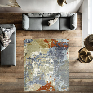 Tùy Chỉnh Sang Trọng Ba Tư Thiết Kế Tay Tufted New Zealand Len Thảm Tùy Chỉnh Cắt Đống Khu Vực Thảm & Cửa Thảm Bộ - Product Image 2