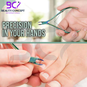 Coupe-cuticules manuel professionnel en acier inoxydable de haute qualité, lame incurvée, ouverture large, durable - Product Image 6