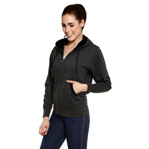 Sweat-shirt d'hiver respirant à capuche surdimensionné décontracté avec logo personnalisé brodé pour femmes Terry Drop Shoulder Plus Size - Product Image 6