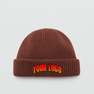 Recién llegado 2025, gorro de punto jacquard acrílico para hombre, gorros cálidos de invierno, fabricantes al por mayor, gorro de invierno con logotipo personalizado para hombre - Product Image 5