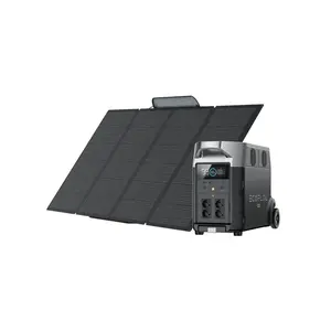 Générateur solaire haute efficacité 3,6 kWh DELTA Pro 400W Démarrage automatique, 110/230/240V Générateur portable, Réservoir de carburant de 15 L, Autonomie de 12 h - Product Image 1