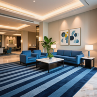 Tapis Axminster de luxe 80% laine 20% nylon, haute durabilité, classe d'incendie B1, tapis Axminster tissé pour salle de bal d'hôtel