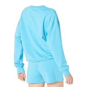 Conjunto Deportivo de Dos Piezas para Mujer, Invierno 2026, 100% Poliéster, Tejido de Punto, Top de Manga Larga, Estilo Casual, Color Sólido, Transpirable, para Uso Diario - Product Image 5