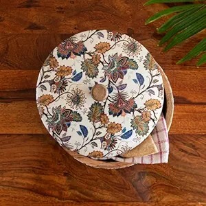 <b>Wooden</b> Chapati <b>Box</b> with Stylish <b>Lid</b> for Hot Roti Serving at Low Cost Family Size <b>Wooden</b> Chapati <b>Box</b> By AALIYAN IMPEX - Product Image 2