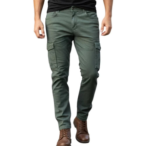 Pantalones Cargo Casuales de Lona para Hombre, Precio al por Mayor, Ecológicos, Transpirables, de Secado Rápido, Antiarrugas, Duraderos y Ligeros - Product Image 1