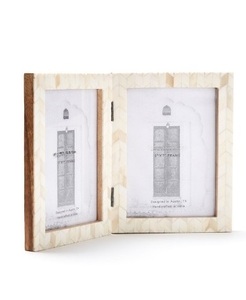 <span class=keywords><strong>5x7</strong></span> đôi khung ảnh bản lề đôi đám cưới trang trí nội thất món quà kỷ niệm hai hình ảnh khung - Product Image 2