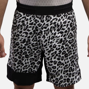 กางเกงขาสั้นผ้าฝ้ายขนแกะแบบลำลองสำหรับผู้ชายระบายอากาศได้ดีมีกระเป๋าด้านข้างทรงหลวมพิมพ์โลโก้หน้าจอ100% - Product Image 5