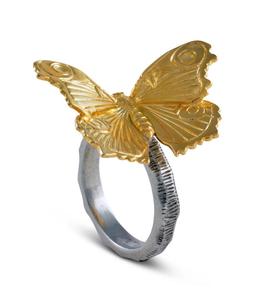 Customized Modern Elegant Metal Gold <b>Butterfly</b> Design Ring Cloth Roll Napkin Holder For Home Hotel And Restaurants Decor - Product Image 1