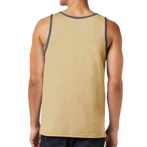 Camiseta sin Mangas Casual para Hombre, para Verano, Moda Urbana, Tejida, Cuello Redondo, 100% Algodón, Transpirable, para Deportes al Aire Libre, OEM Personalizado - Product Image 4