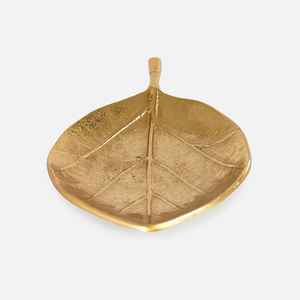 ถาดเสิร์ฟอาหารและจานโลหะรูปใบไม้ดีไซน์เป็นมิตรกับสิ่งแวดล้อมสำหรับห้องครัวผลไม้ดีไซน์ทันสมัยหรูหรา - Product Image 2