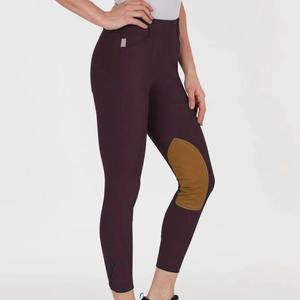 Pantalones de Equitación Personalizados de Alta Calidad con Parche en la Rodilla, Transpirables, con Asiento de Montar - Product Image 5